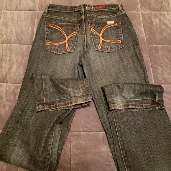 ladies 34 inch leg jeans